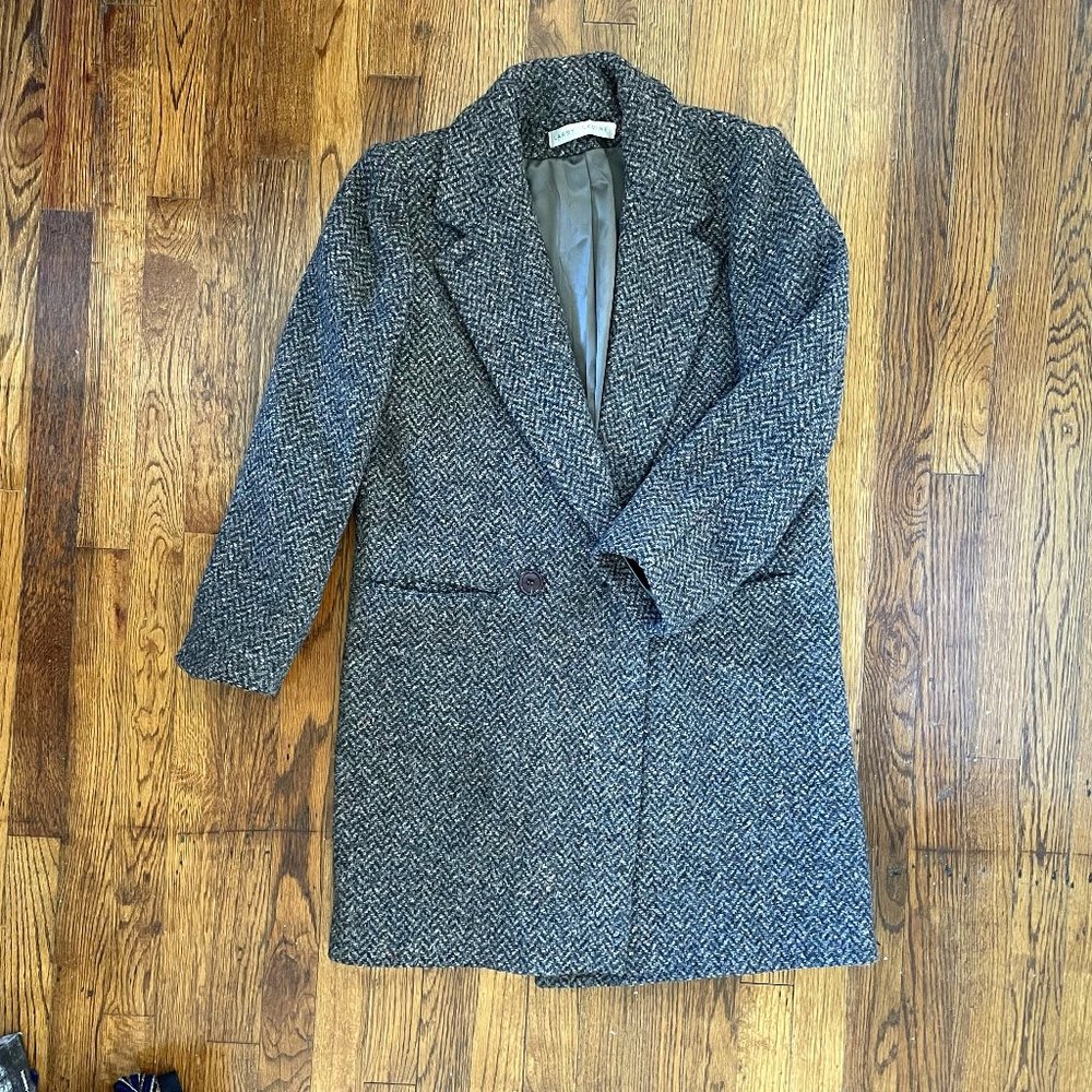 Larry Levine/ Speckled Wool Coat/ Union Tage Intact/ Late 1970s